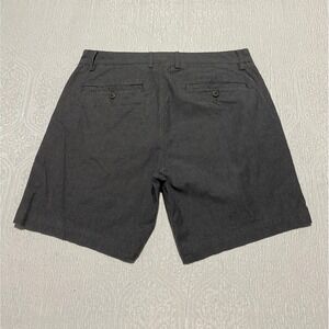 Goodthreads Chino Oxford Shorts Mens Size 32 Gray Casual Everyday‎ Flat Front